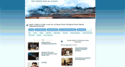 Desktop Screenshot of lawofattractioninteraction.com